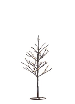 Sirius Alex Tree kunstkerstboom met LED verlichting 90 cm Bruin - Deal