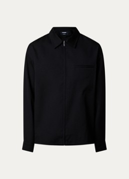 Jacquemus Heren Jack van wol met borstzak in de kleur Zwart, maat: 52