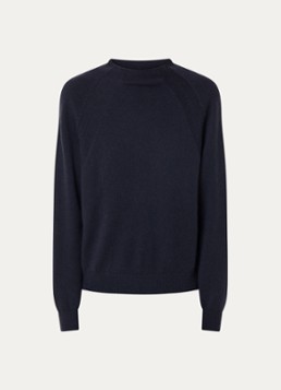 Max & Co Dames Yoro fijngebreide pullover in kasjmierblend in de kleur Donkerblauw
