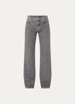 Max & Co Dames Senior high waist loose fit jeans met gekleurde wassing in de kleur Grijs