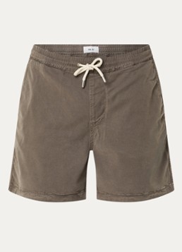 NN.07 Heren Gregor straight fit korte broek met steekzakken in de kleur Bruin, maat: M