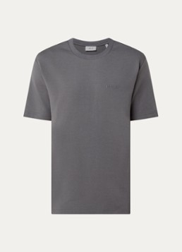 NN.07 Dames T-shirt met 3D logo in de kleur Donkergrijs, maat: XXL