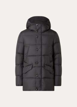 Woolrich Heren Cloud Davis parka met donsvulling en capuchon in de kleur Donkergrijs, maat: XXL
