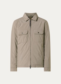 Woolrich Heren Cloud gewatteerde jack met donsvulling in de kleur Zand, maat: L