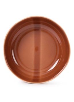 Nosse Ceramics Svelte serveerschaal 23 cm Roodbruin - Deal