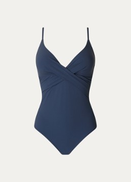 Barts Dames Solid voorgevormde corrigerende badpak in de kleur Donkerblauw, maat: 38