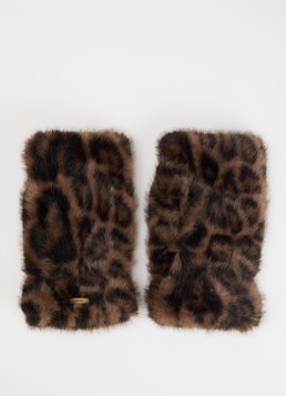 Barts Dames Britamu handschoenen van imitatiebond in de kleur Bruin, maat: ONE SIZE