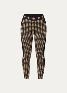 Goldbergh Dames Celeste high waist legging met print in de kleur Zwart, maat: L-XL