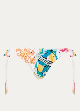 Goldbergh Dames Chiarina bikinislip met print in de kleur Gebroken wit, maat: S