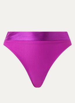 Goldbergh Dames Oceane high waisted hipster bikinislip in de kleur Paars, maat: S
