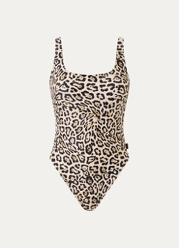 Goldbergh Dames Riviera badpak met uitneembare padding in de kleur Beige, maat: M