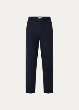 Gant Heren Straight fit chino met steekzakken in de kleur Donkerblauw, maat: 32