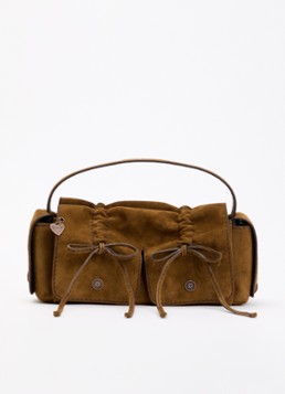 Acne Studios Dames Schoudertas van kalfssuède