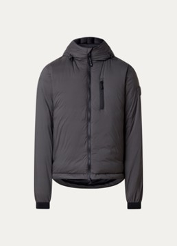 Canada Goose Heren lodge gewatteerd jack met donsvulling in de kleur Grijs, maat: XL