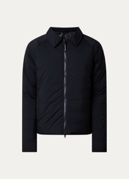 Canada Goose Heren Lodge gewatteerde jack met donsvulling en ritszakken in de kleur Zwart, maat: XL