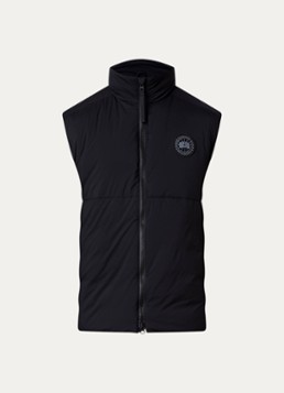 Canada Goose Heren Lodge gewatteerde bodywarmer met ritszakken in de kleur Zwart, maat: XL