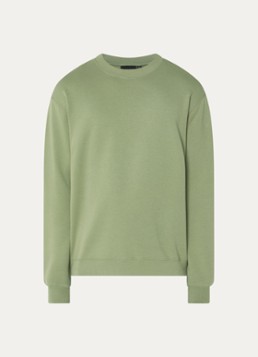 Canada Goose Heren Loon sweater met logo in de kleur Lindegroen, maat: XL