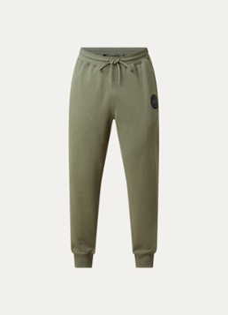 Canada Goose Dames Loon tapered fit joggingbroek met logo in de kleur Groen, maat: S