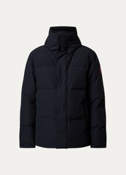 Canada Goose Heren Seymour gewatteerde parka met donsvulling en capuchon in de kleur Zwart, maat: XL