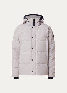 Canada Goose Heren Wyndham gewatteerde parka met donsvulling en waterafstotende coating in de kleur Creme, maat: XL