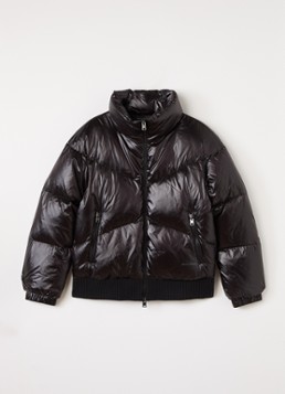 Woolrich Meisjes Aliquippa puffer jack met quilt patroon in de kleur Zwart, maat: 16Y=176