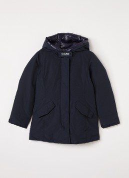 Woolrich Meisjes Arctic gewatteerde parka met donsvulling in de kleur Donkerblauw, maat: 16Y=176