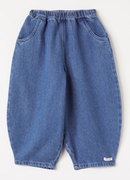 Donsje Amsterdam Jongens Dinotje balloon fit jeans in de kleur Blauw, maat: 4-5Y=110