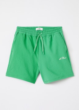 Les Deux Jongens Zwemshorts met logo in de kleur Lichtgroen, maat: 116
