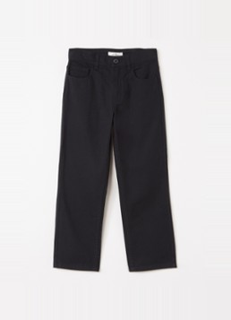 Les Deux Jongens Slim fit chino met steekzakken in de kleur Zwart, maat: 164