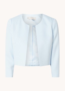 Hobbs Dames Elize bolero met structuur in de kleur Lichtblauw