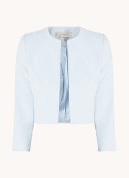Hobbs Dames Elize bolero met schoudervulling in de kleur Lichtblauw