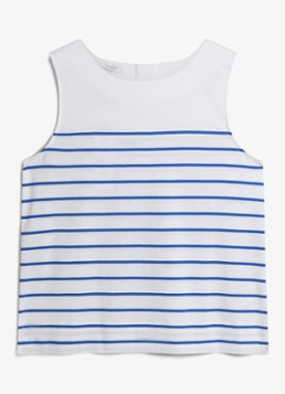 Hobbs Dames Fern top met streepprint in de kleur Wit