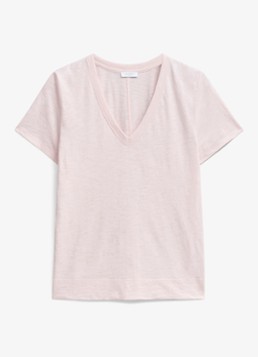 Hobbs Dames Arianna T-shirt met V-hals in de kleur Roze