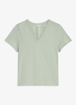 Hobbs Dames Arianna T-shirt met V-hals in de kleur Groen