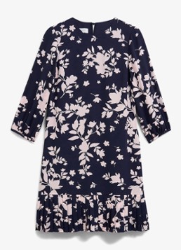 Hobbs Dames Liana mini jurk met bloemenprint in de kleur Donkerblauw