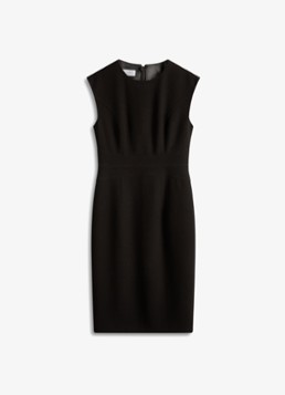 Hobbs Dames Lea midi jurk met split in de kleur Zwart