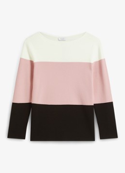 Hobbs Dames Alice fijngebreide trui met colour blocking in de kleur Multicolor