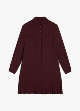 Hobbs Dames Tina mini jurk met plooien in de kleur Paars