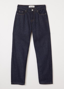 Sofie Schnoor Meisjes Melikasy straight leg jeans met donkere wassing in de kleur Indigo, maat: 10J=140
