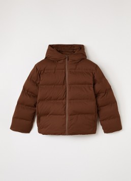 Sofie Schnoor Meisjes Ziennasy pufferjack met capuchon in de kleur Bruin, maat: 16J=176