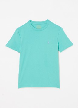 Ralph Lauren Jongens T-shirt met logoborduring in de kleur Groen, maat: 6=116