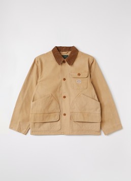 Ralph Lauren Jongens Barn jack met borstzak in de kleur Camel, maat: S=128