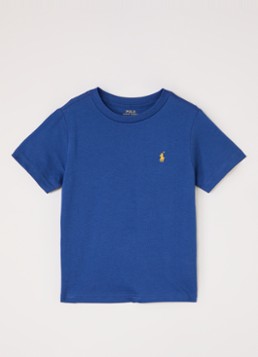 Ralph Lauren Jongens T-shirt met logo in de kleur Royalblauw, maat: XL=164