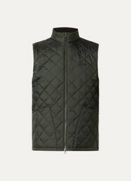 Barbour Heren Bodywarmer met opgestikte zakken in de kleur Groen, maat: M