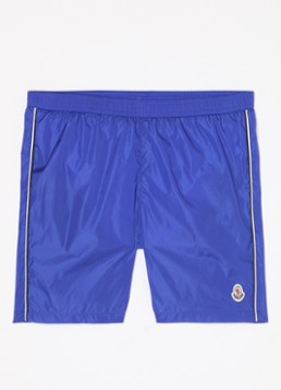Moncler Jongens Zwemshorts met logo in de kleur Blauw, maat: 128