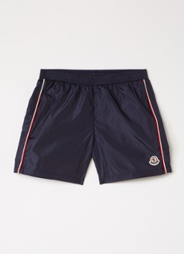 Moncler Jongens Zwemshorts met logo in de kleur Donkerblauw, maat: 14A=164