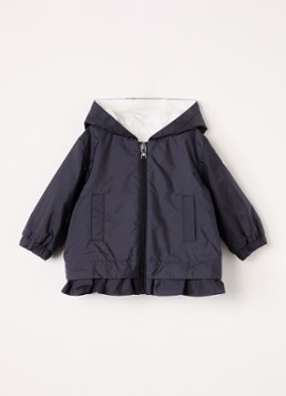 Moncler Meisjes Dana jack met capuchon in de kleur Donkerblauw, maat: 92
