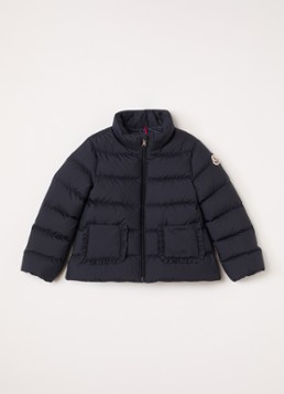 Moncler Jongens Onica puffer jack met donsvulling in de kleur Donkerblauw, maat: 2JR