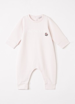 Moncler Meisjes Babypak met logo in giftbox in de kleur Lichtroze, maat: 3/6M=62