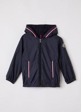 Moncler Meisjes Granduc windjack met steekzakken in de kleur Donkerblauw, maat: 2A=92